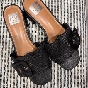 DV by Dolce Vita Black Woven Sandals